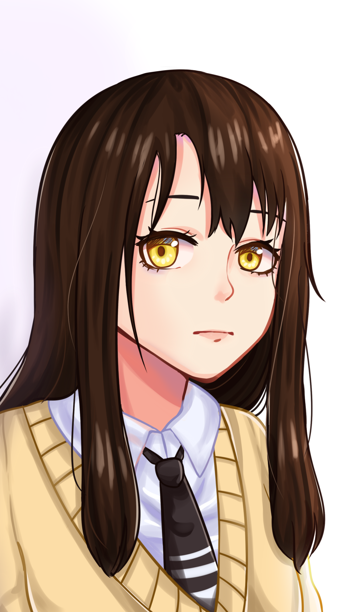 1440x2560  Mieruko-chan - Miko Yotsuya \u0026 Hana Yurikawa HD Hintergrundbilder  herunterladen