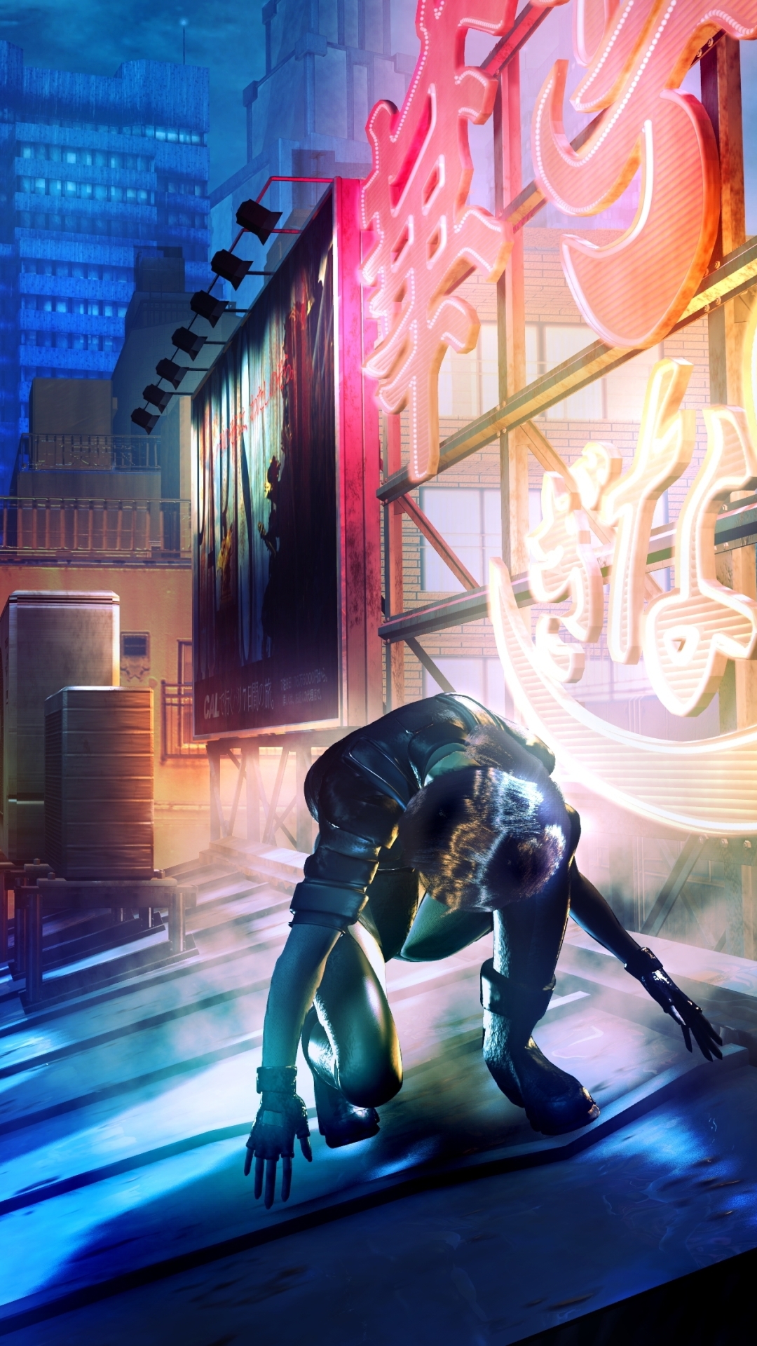 1080x1920  ghost в Shell iPhone x обои бесплатно скачать 