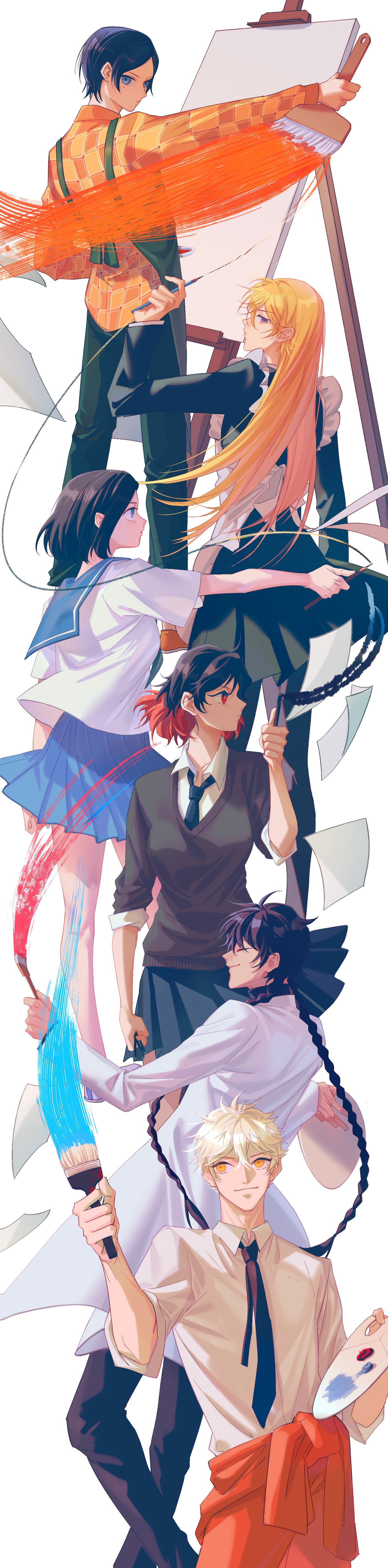 1555x6277  BLUE Период - Zerochan Anime Image Board