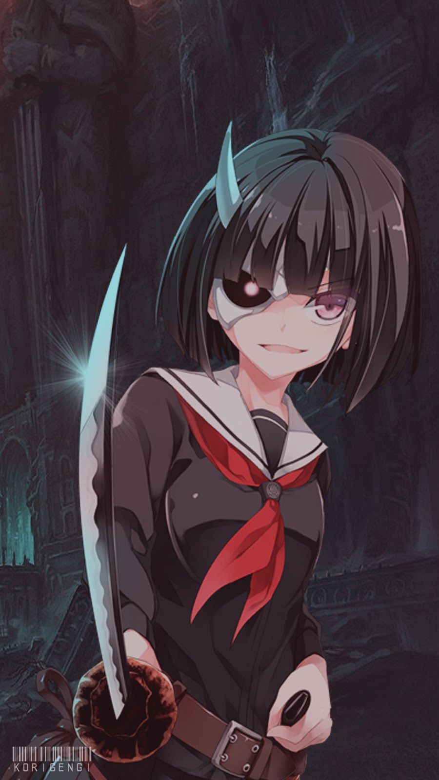 900x1600  Onigawara Rin - Busou Shoujo Machiavellism - Zerochan Anime Image Board