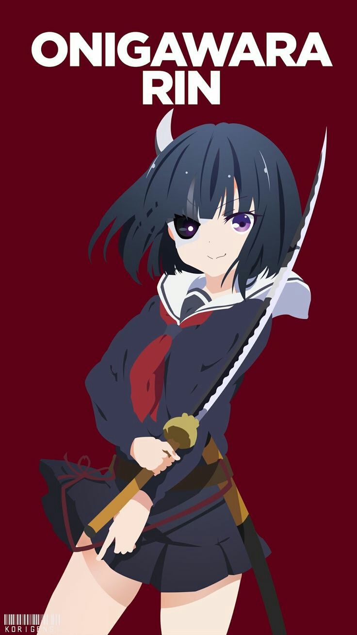 736x1308  busou shoujo machiavellish | Аниме 