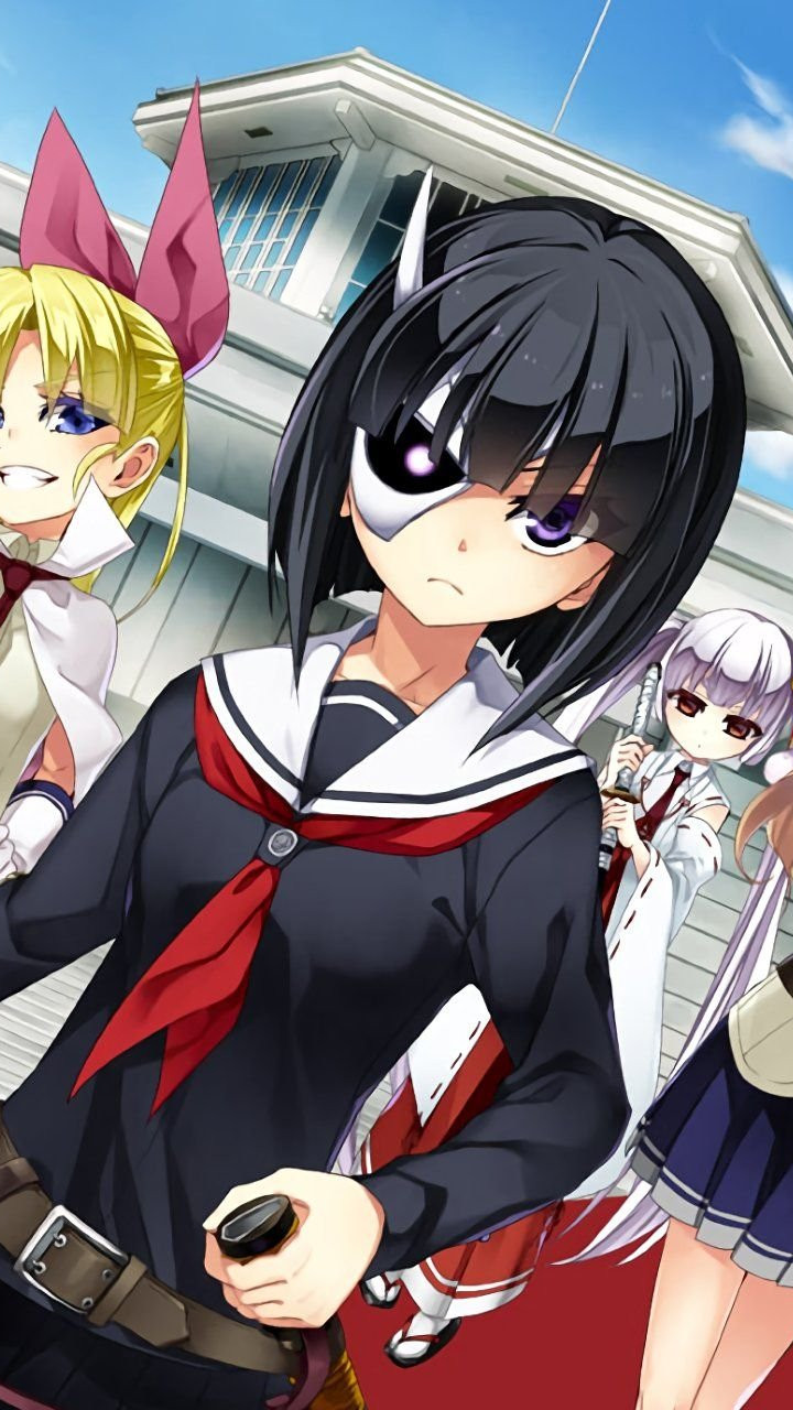 720x1280  Armed Girls Machiavellism Manga Series Desktop Wallpaper 107138 - Baltana