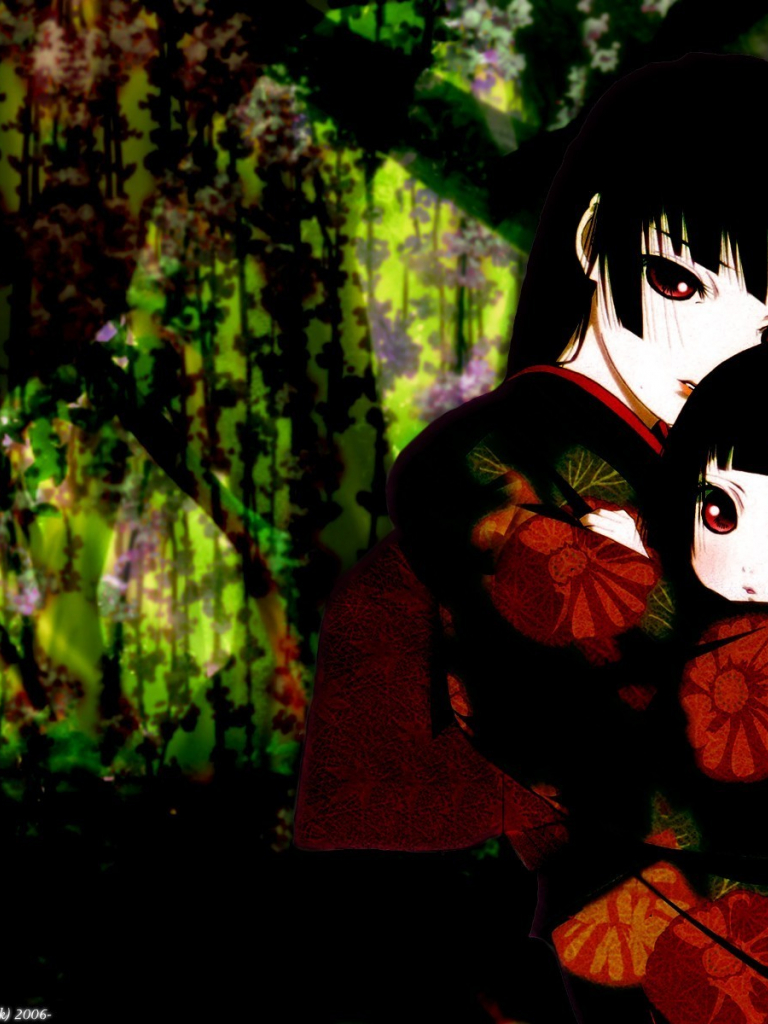 768x1024  free Скачать Ai Enma Hell Girl Jigoku Shoujo HQ Wallpaper 124985 [1680x1050] для вашего рабочего стола, Mobile \ U0026 Tablet | Исследуйте 49+ Hell Girl обои | Адские обои, 