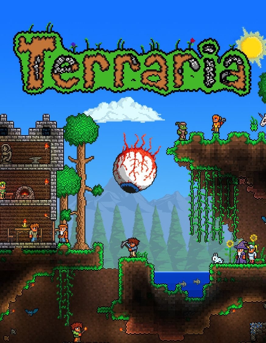 874x1129   ? кролики Terraria фиолетово-белые обои | (94886) 