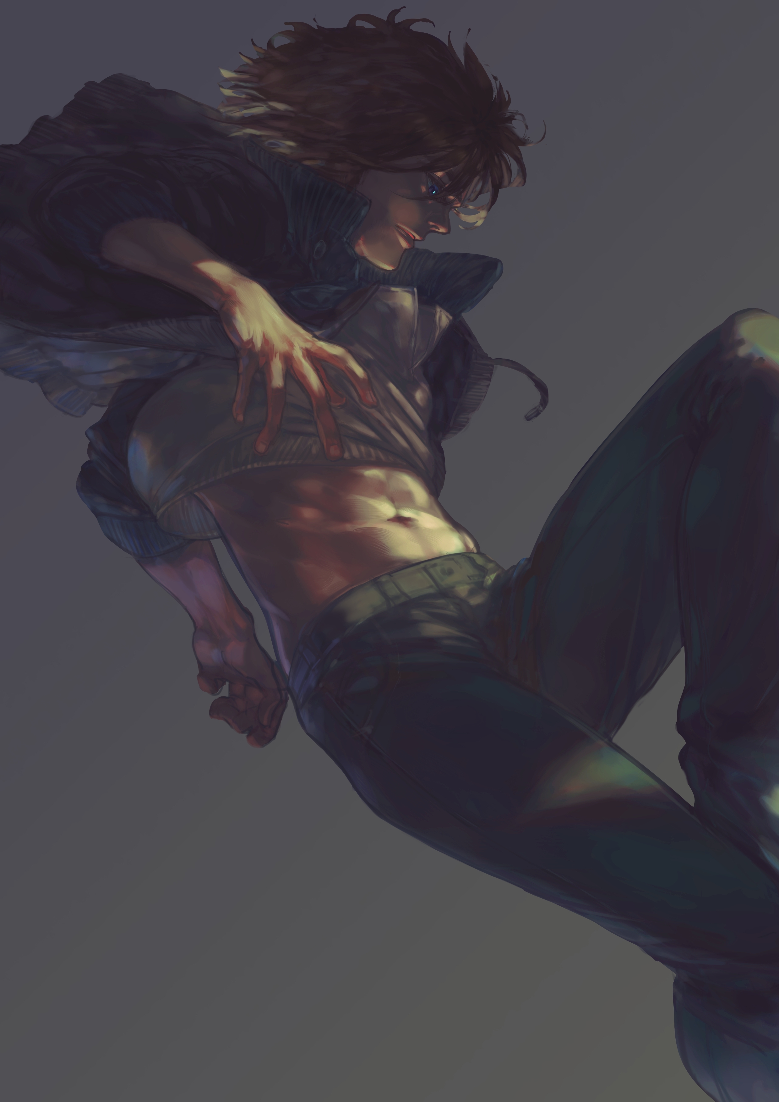 2480x3507  wallpaper, падающая вниз, Kiba, дождь Вольфа, вид профиля - Резолюция: 2480x3507 - Wallpx