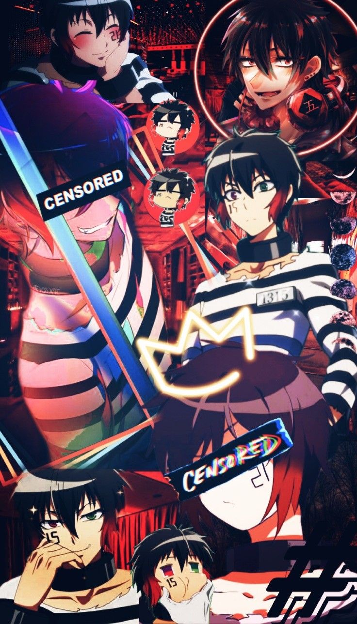 736x1288 Jyugo (n ° 15) - Nanbaka Wallpaper | ЭskIзы -personaжeй, personaжi aanimere, milыe risunky 