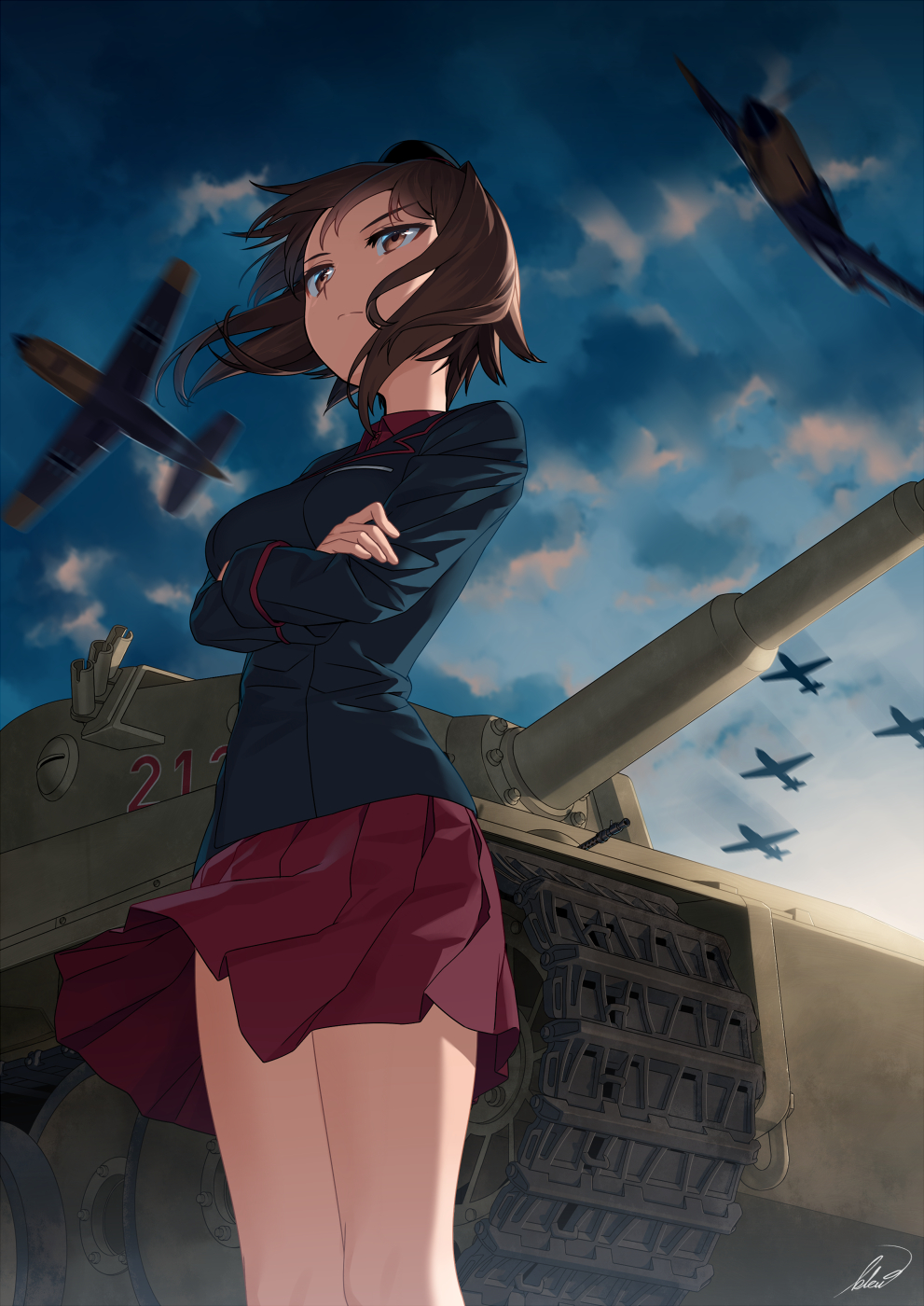 991x1400 Anime Girls Und Panzer - Mobile Abyss