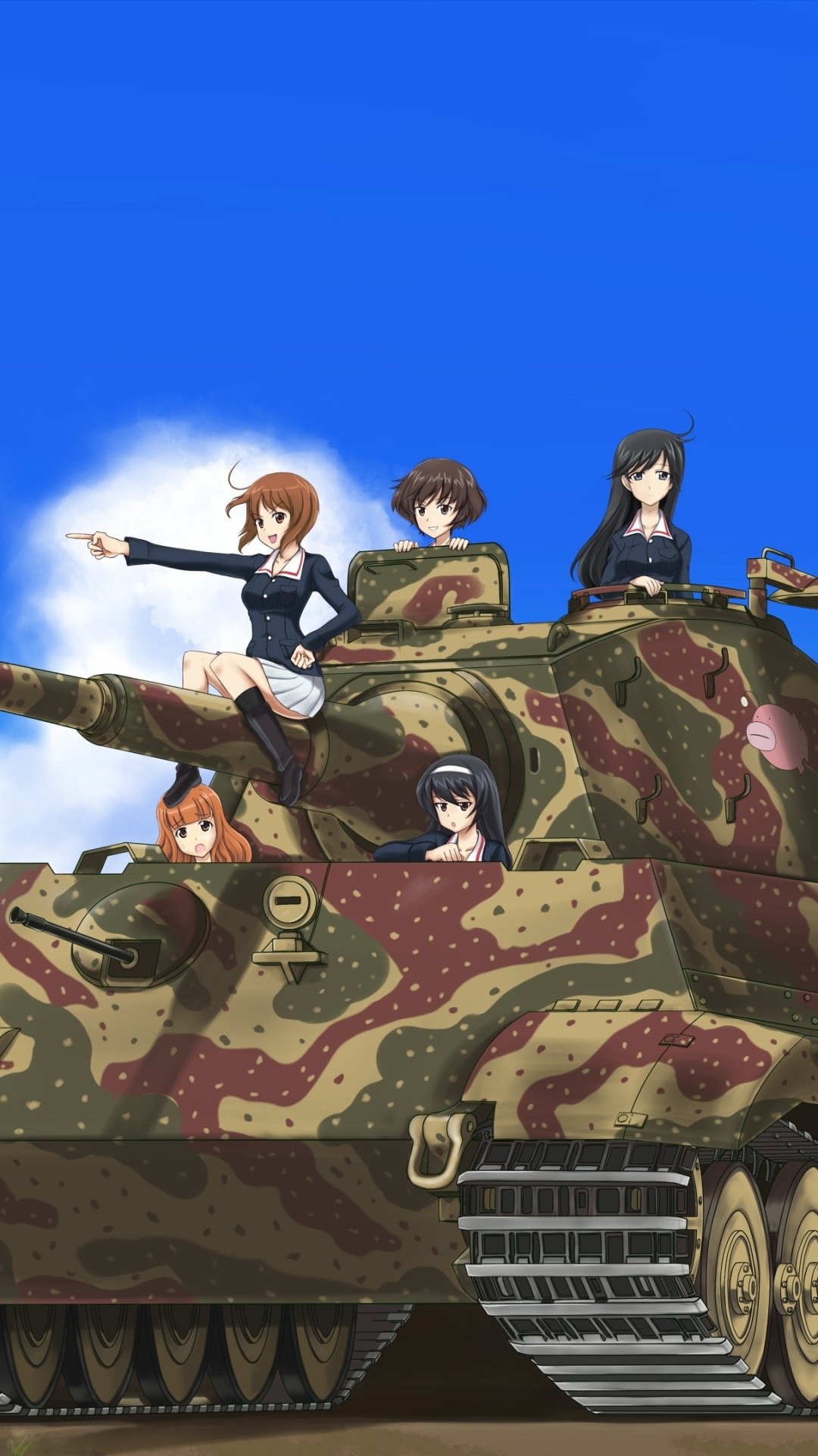 1080x1920 kay (Girls und Panzer) - обои и галерея сканирования - Minitokyo