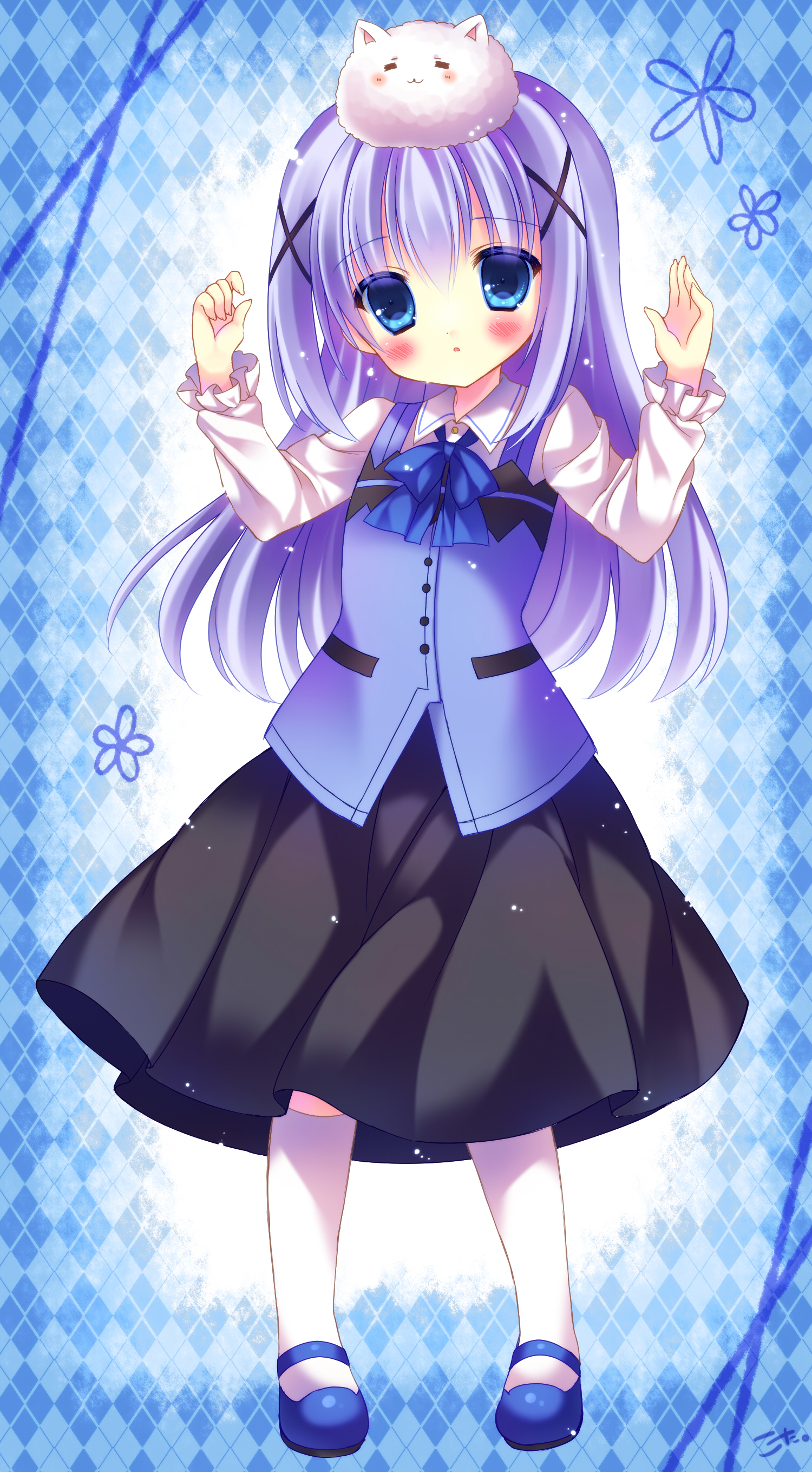 1500x2719  gochuumon wa usagi desu ka (Порядок кролик?) Мобильные обои № 1833721 - Zerochan Anime Image Board