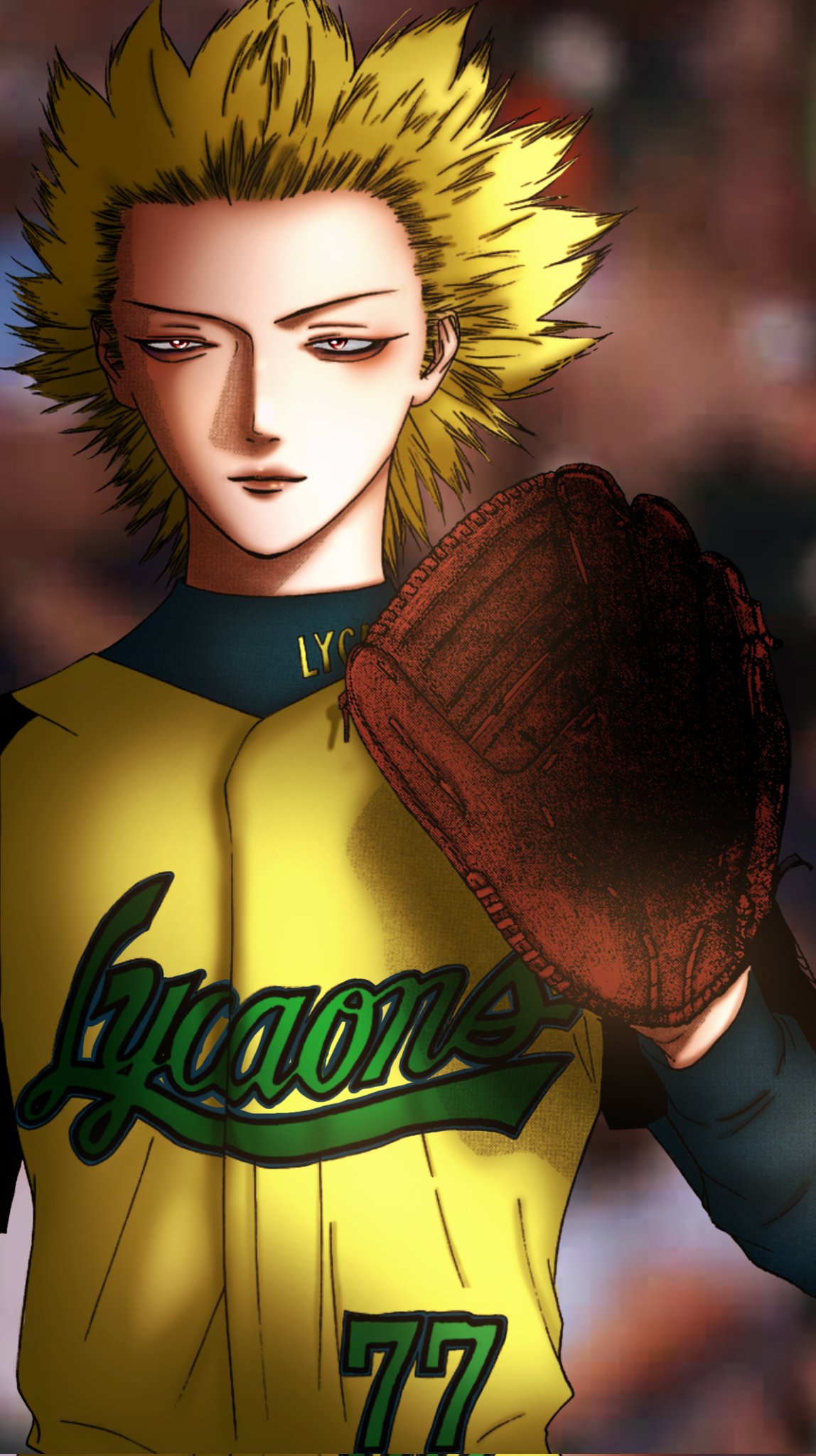 1148x2048  tokuchi Toua (One Outs), нарисованные Naji_0337 | Danbooru