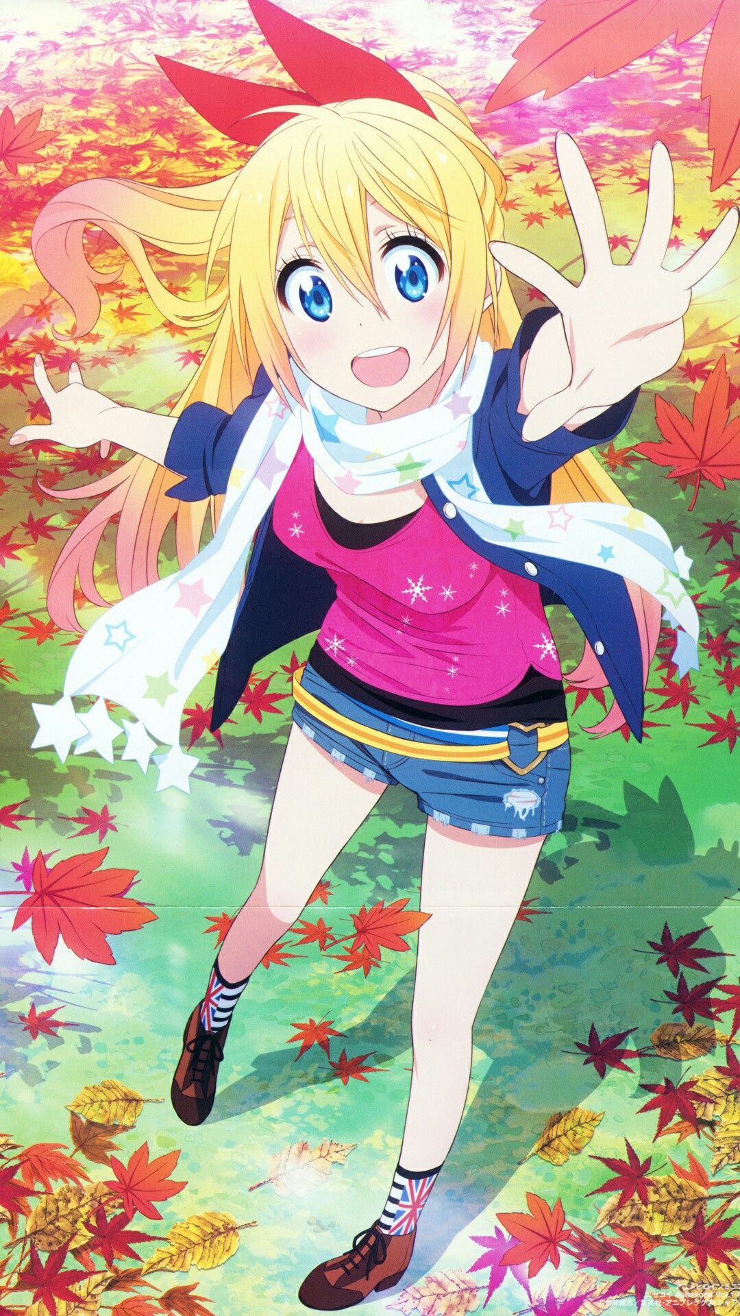 1080x1920  Chitoge от Nisekoi, art, девочка, hd phone wape 