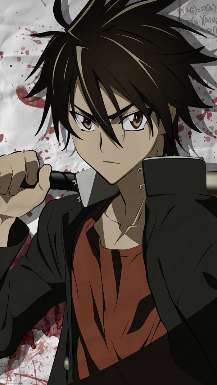 720x1280  Komuro Takashi - Gakuen Mokushiroku: Highschool of the Dead - Zerochan Anime Image Board