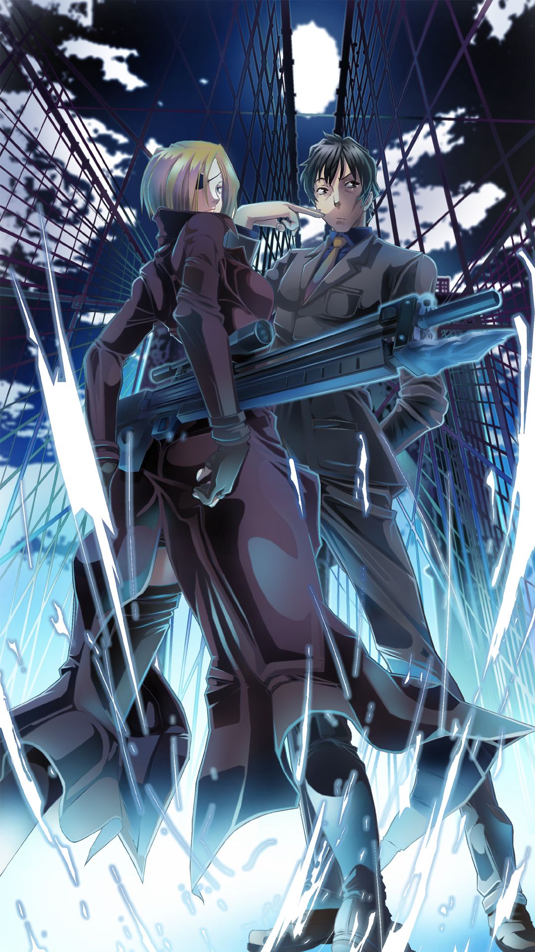 1080x1920   Обои HD Kekkai Sensen Fan Fan Том 1: Эпизод 01-04 (Limited Edition) [DVD] 