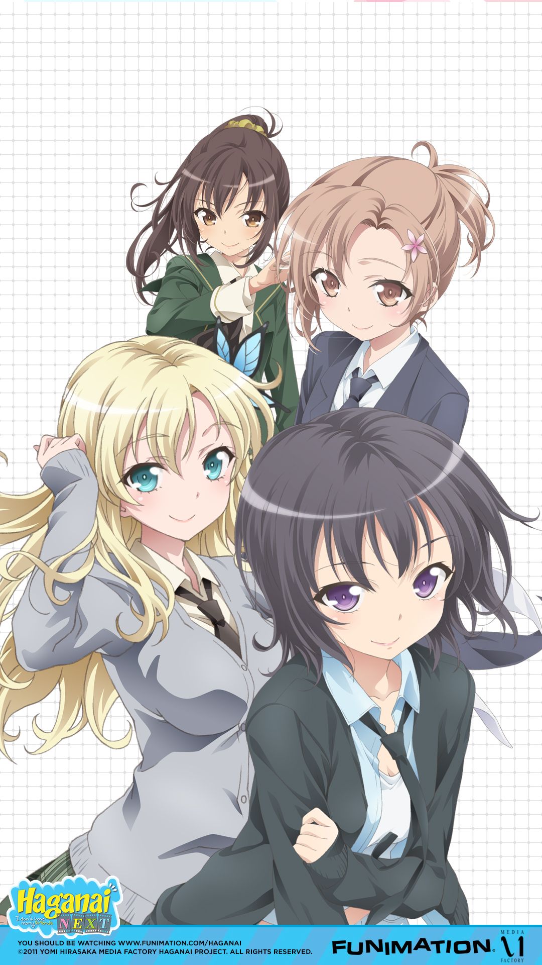 1080x1920  haganai - 744x1392 Wallpap -Wallapp- Аниме настольный фанат, Бок Чой, Телевидение, CG искусство, компьютерные обои PNG | Pngwing