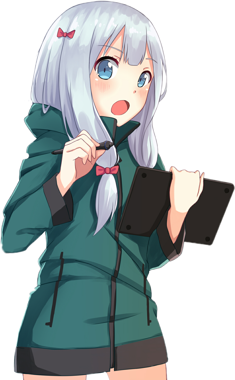 965x1556   Wallpaper: белый фон, эроманга сэнсэй, Изуми Сагири, открытая рубашка, трусики 2894x4093 - elcomandante81 - 1141914 - HD -обои - Wallhere