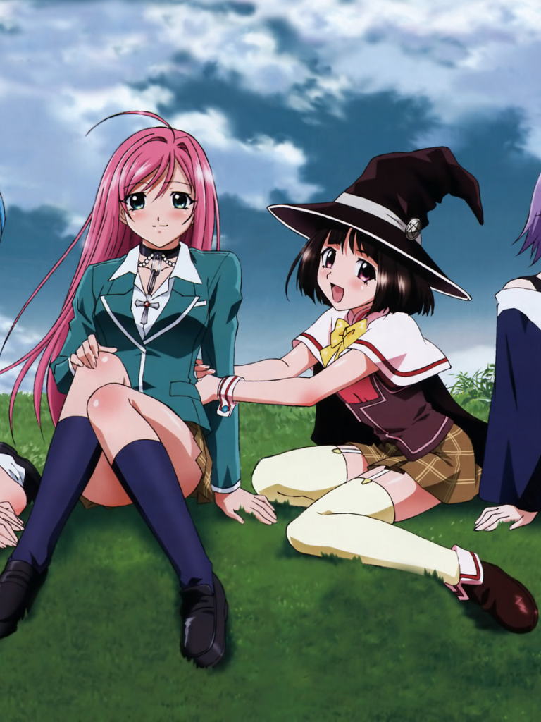 768x1024  Lollipops Shirayuki Mizore Purple Hair Rosario to вампир 2480x3508 Обои высококачественные обои, обои высокой четко 4K обои, изображения, фотографии и фон - обои Den