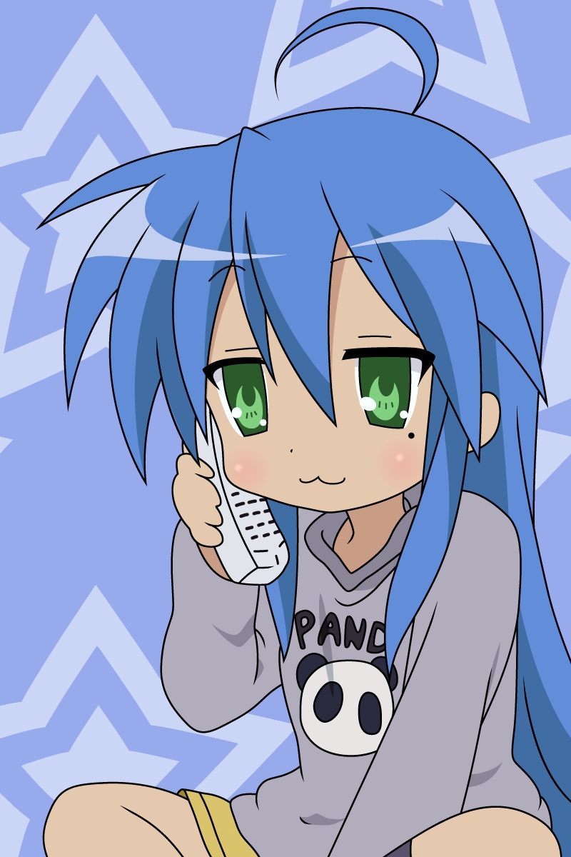 800x1200   Wallpaper Lucky Star, Izumi Konata, Girl, телефон, улыбающийся , Mobile \ U0026 планшет | Исследуйте 70+ Lucky Star обои | Звездные обои для стен, Lucky Star Wallpaper HD, Lucky Wallpaper