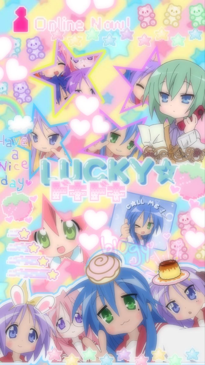 674x1200  lucky Star - галерея обоев и сканирования - Minitokyo