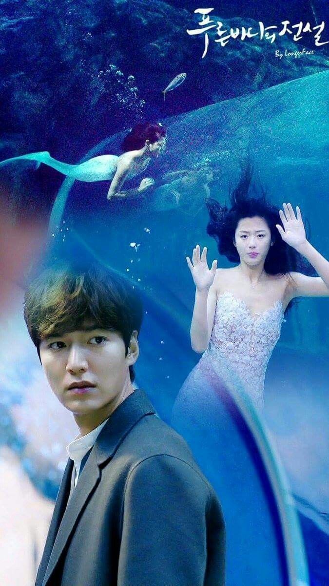 675x1200  legend of the Blue Sea обои - обои пещера 