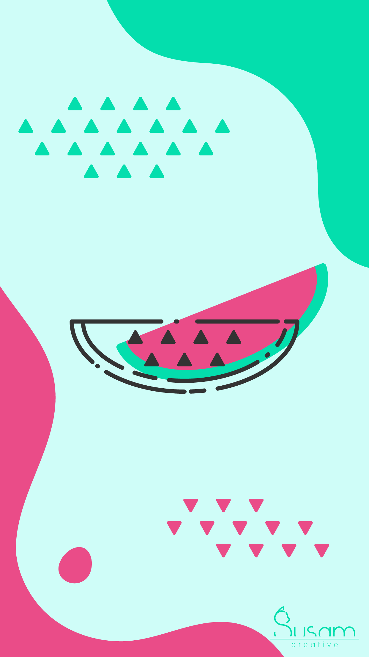 1242x2208   Обои с арбузом для Android - Скачать APK