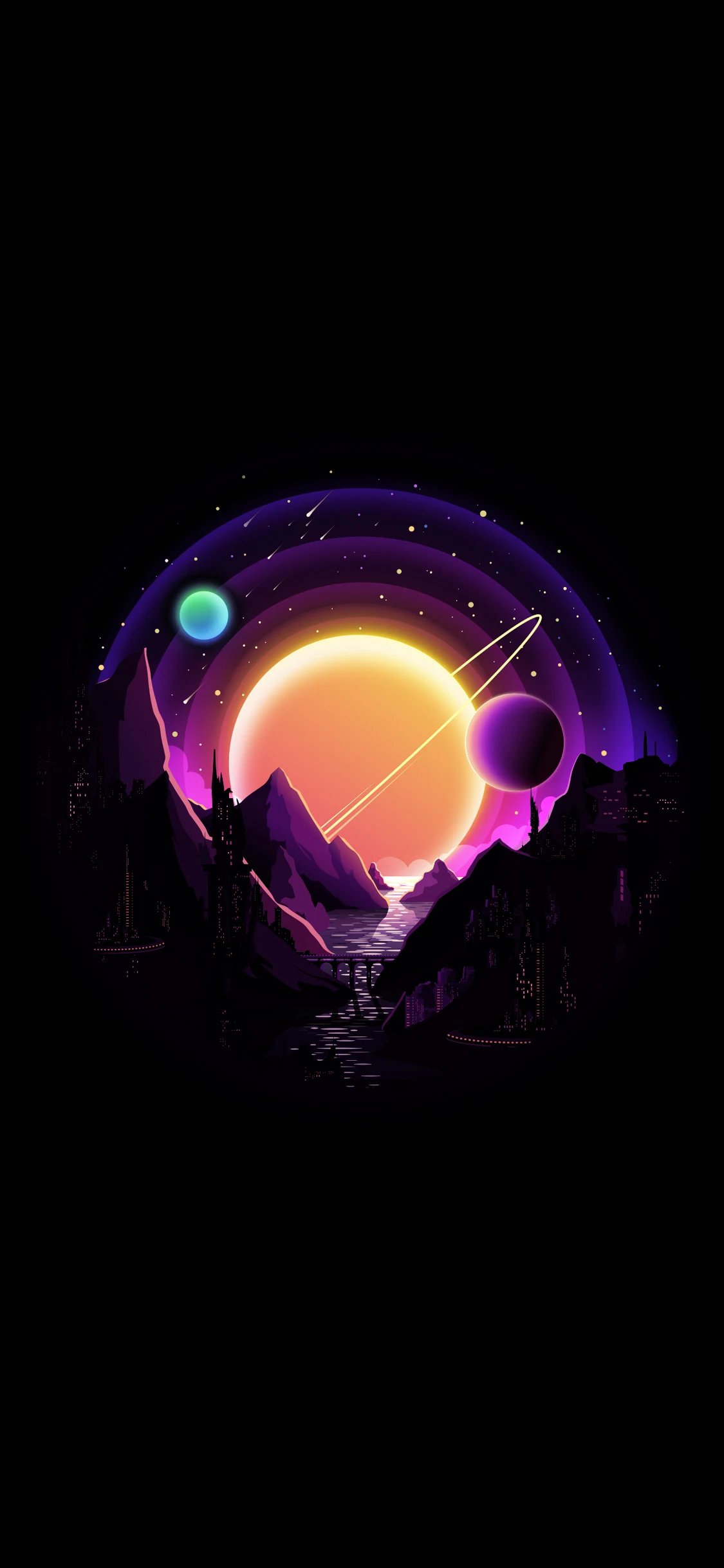 1125x2436   Wallpaper iPhone 13, Twist, Abstract, iOS 15, Apple сентябрь 2021 г., 5K, OS #23708 