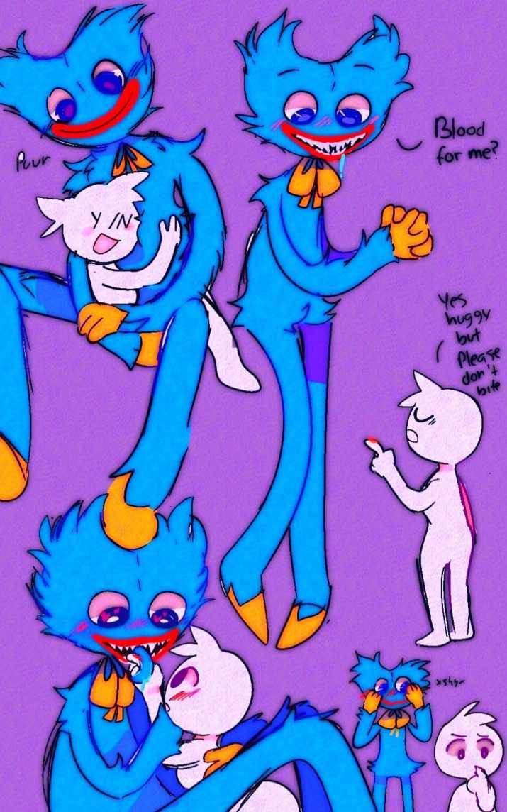 715x1144  huggy Wuggy обои | Whatspaper