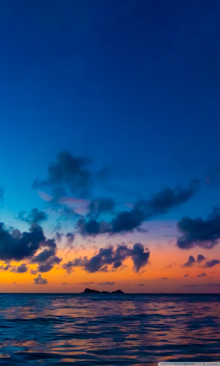 768x1280  sunny Clear Ocean Skyline Landscape iPhone 6 Скачать обои | Обои для iPhone, обои для iPad Ont-Stop Dow… | Океанские обои, океанские сцены, красивая природа 