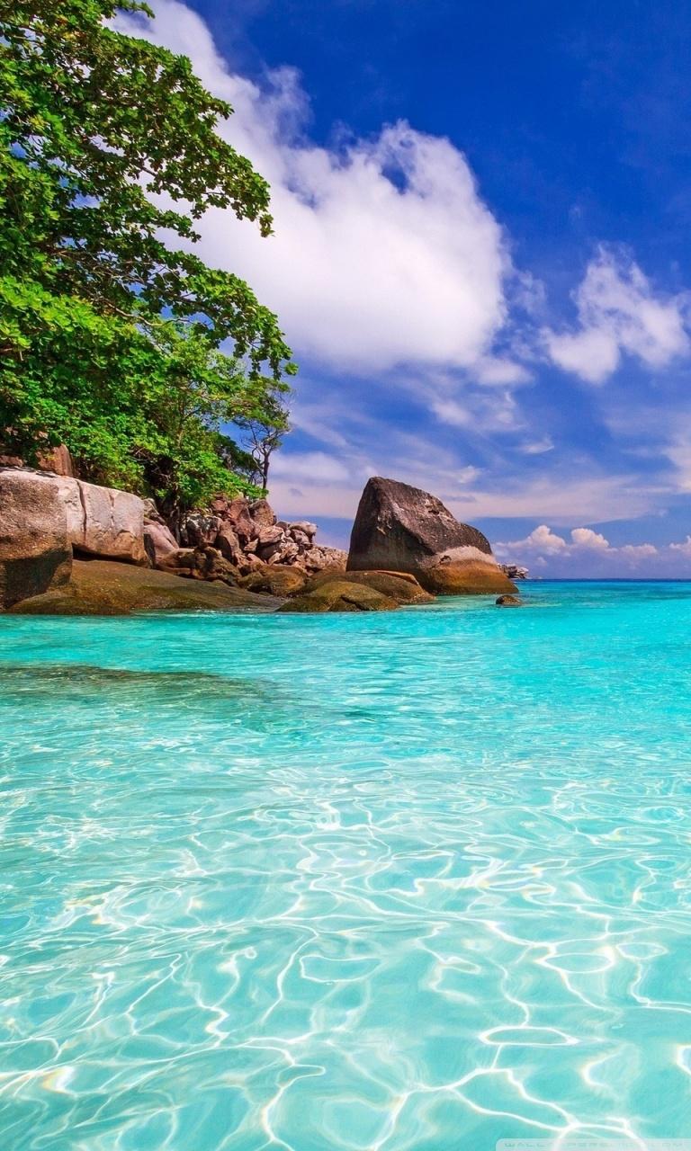 768x1280  android Beach Wallpaper HD Автор: Мишель Селлерс 