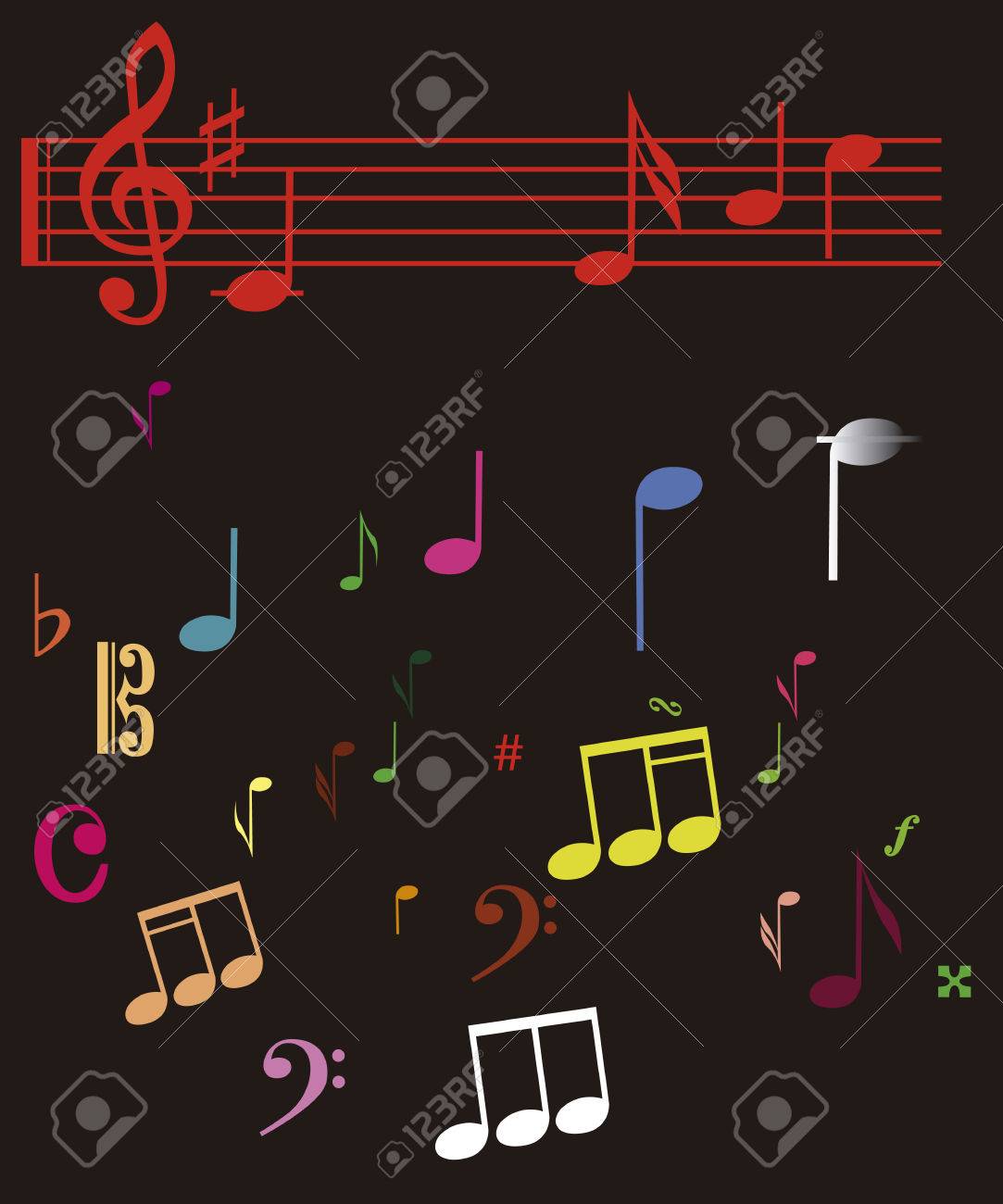 1083x1300  music Примечания фоновые фон Royalty Free SVG, клипарты, векторы и иллюстрация на складе. Изображение 10555653 .