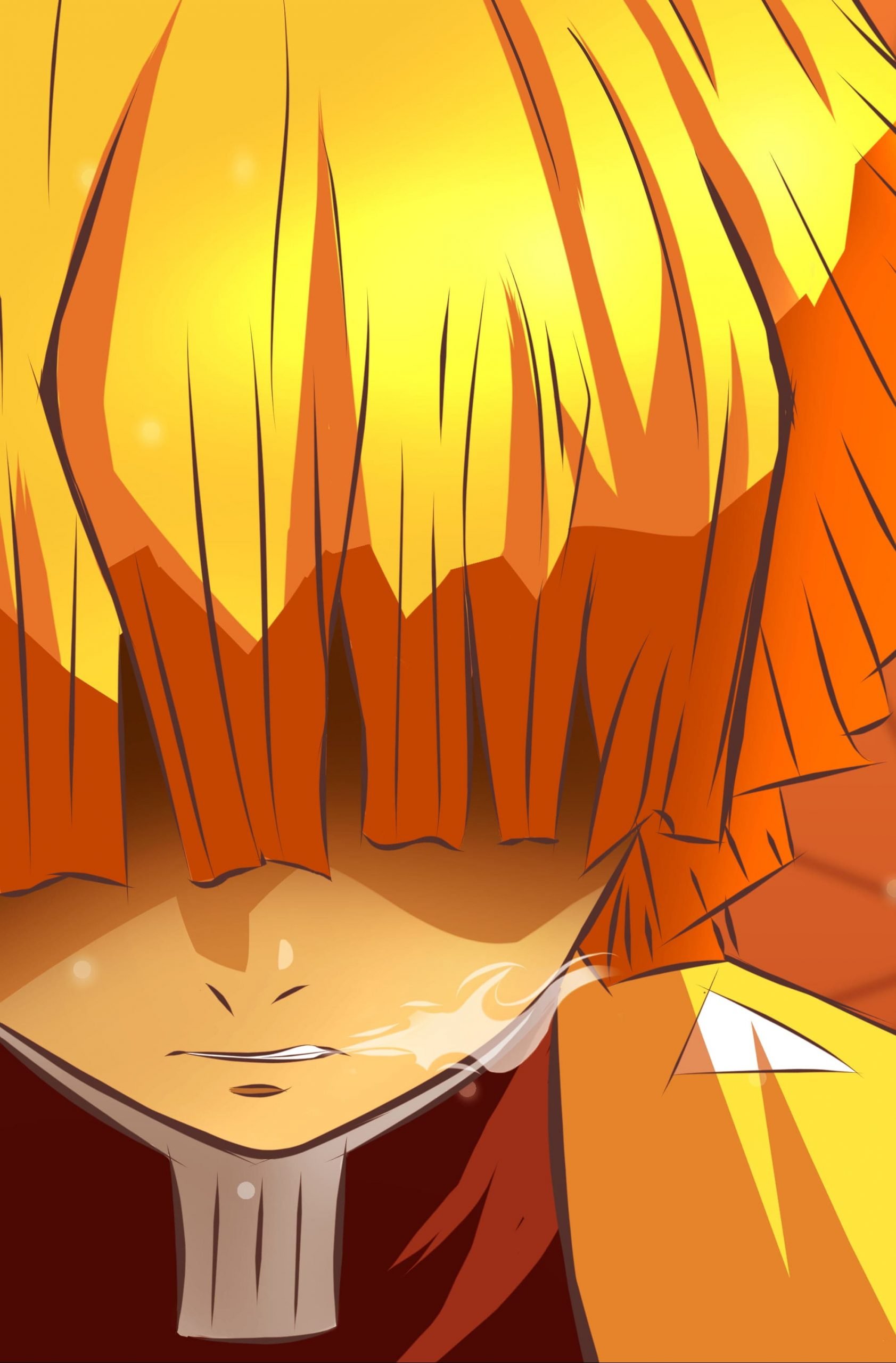 1683x2560  Demon Slayer Zenitsu Agatsuma обои, опубликованные Sarah Tremblay