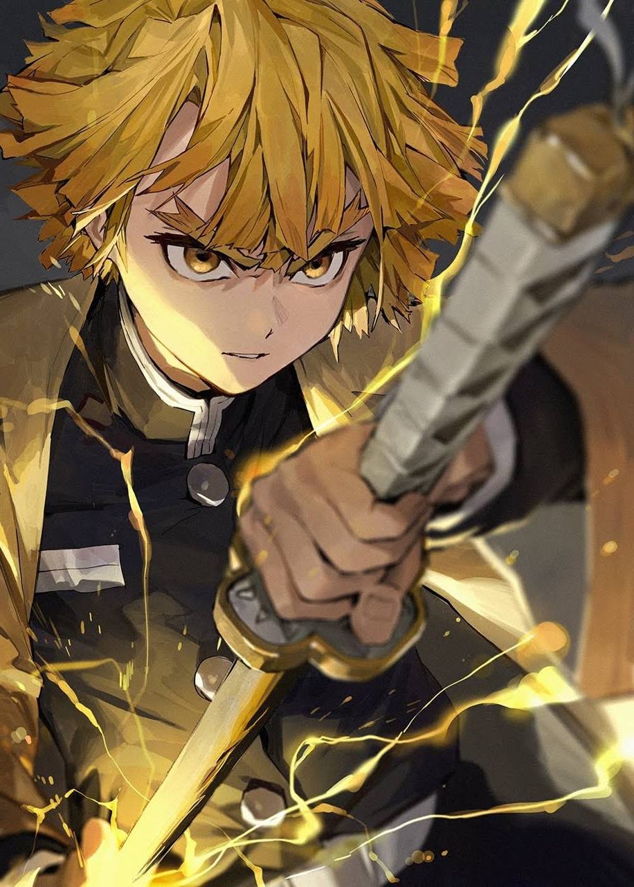 916x1280  zenitsu Agatsuma обои HD Apk Pour Android Télécharger 
