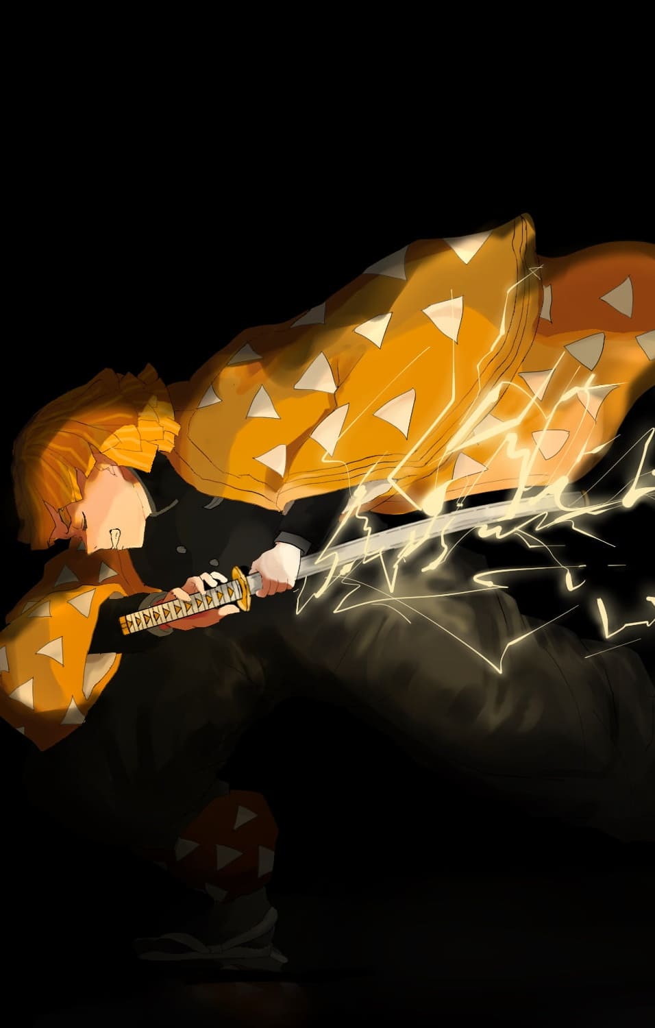 956x1500  zenitsu agatsuma kimetsu no yaiba 4k pc -desktop hintergrundbild kostenlos herunterladen