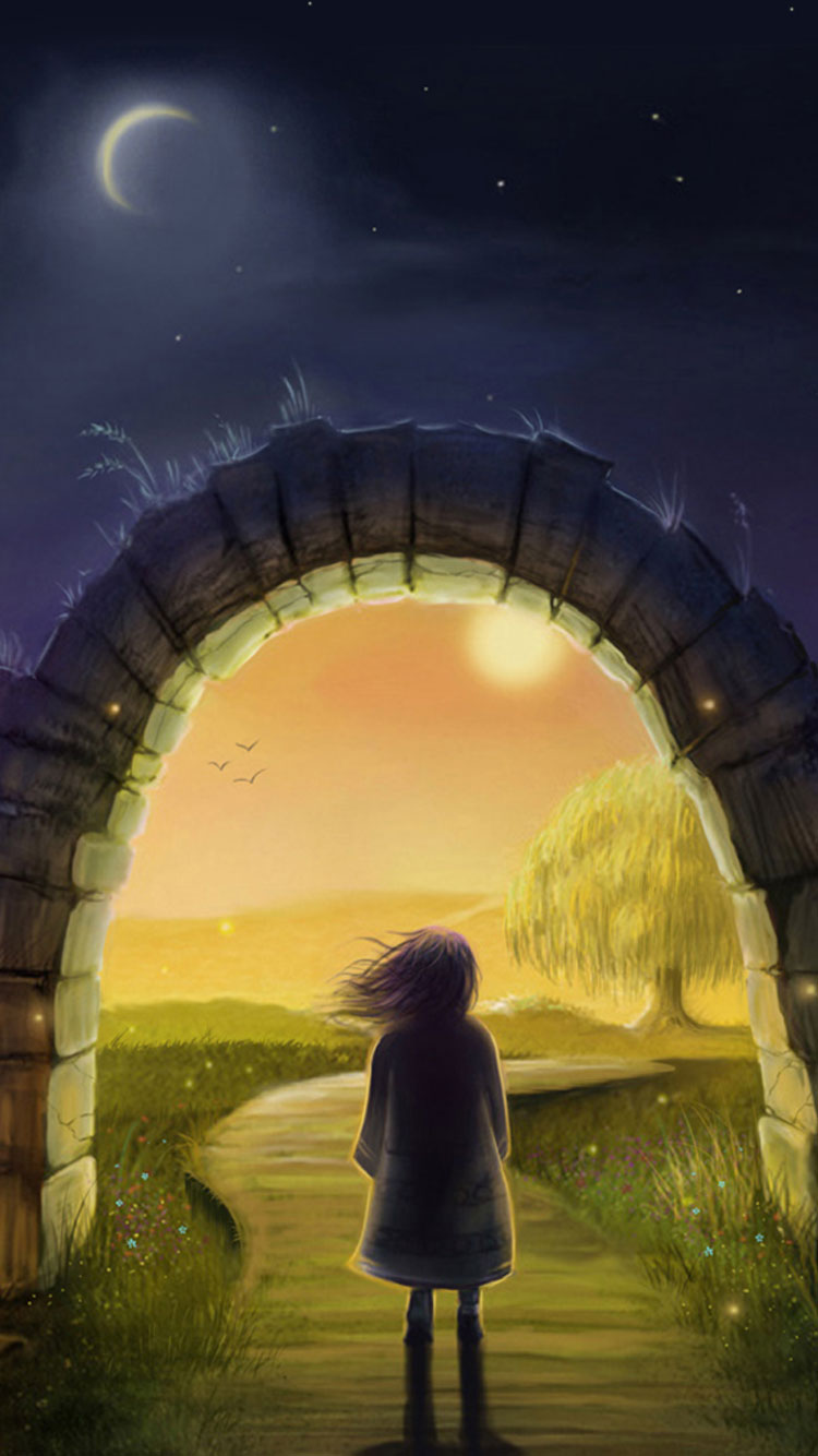 750x1334  lonely, одиночество, капюшон, мост, HD Телефон Обои | PEACKPX