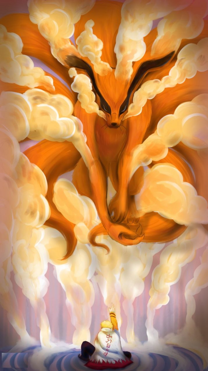 715x1271 naruto Kurama Mode, Anime, Art, Black, Dark, Illustration, Kurama, Naruto, NineTails, HD Телефонные обои | Peakpx