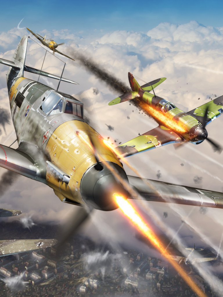 768x1024   Wallpaper World of Warplanes, Game, MMO, самолет, сакура, закат, небо, облака, озеро, гора, лес, скриншот, 4K, 5K, ПК, 2015 г., игры № 1862 - Страница 360