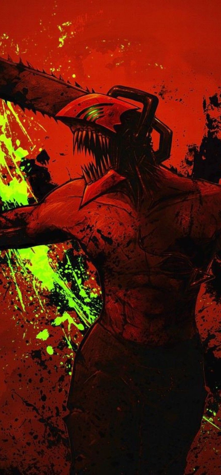 720x1544  Chainsaw Man 4K Телефон iPhone обои № 5471B 
