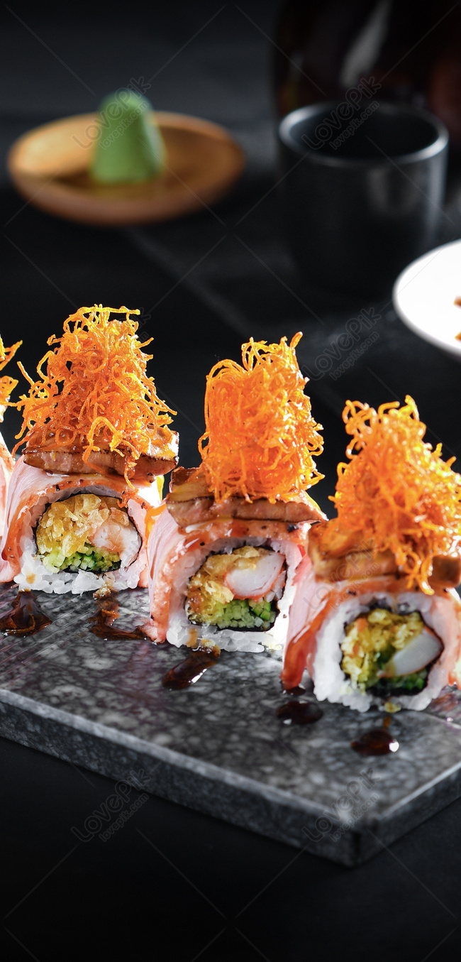 650x1355  Sushi Мобильные обои изображения бесплатно скачать на LovePik | 400305120