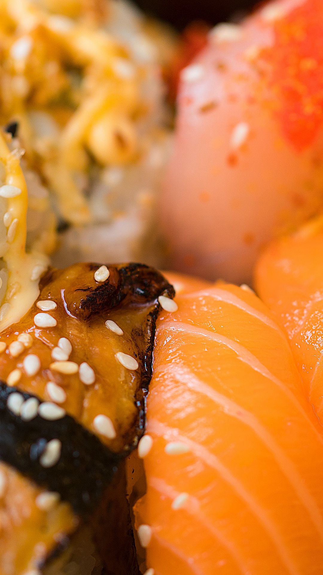 1080x1920  Download wallpaper 1080x1920 sushi, rolls, fish, rice, sesame samsung  galaxy s4, s5, note, sony xperia z, z1, z2, z3 , htc one, lenovo vibe hd founale