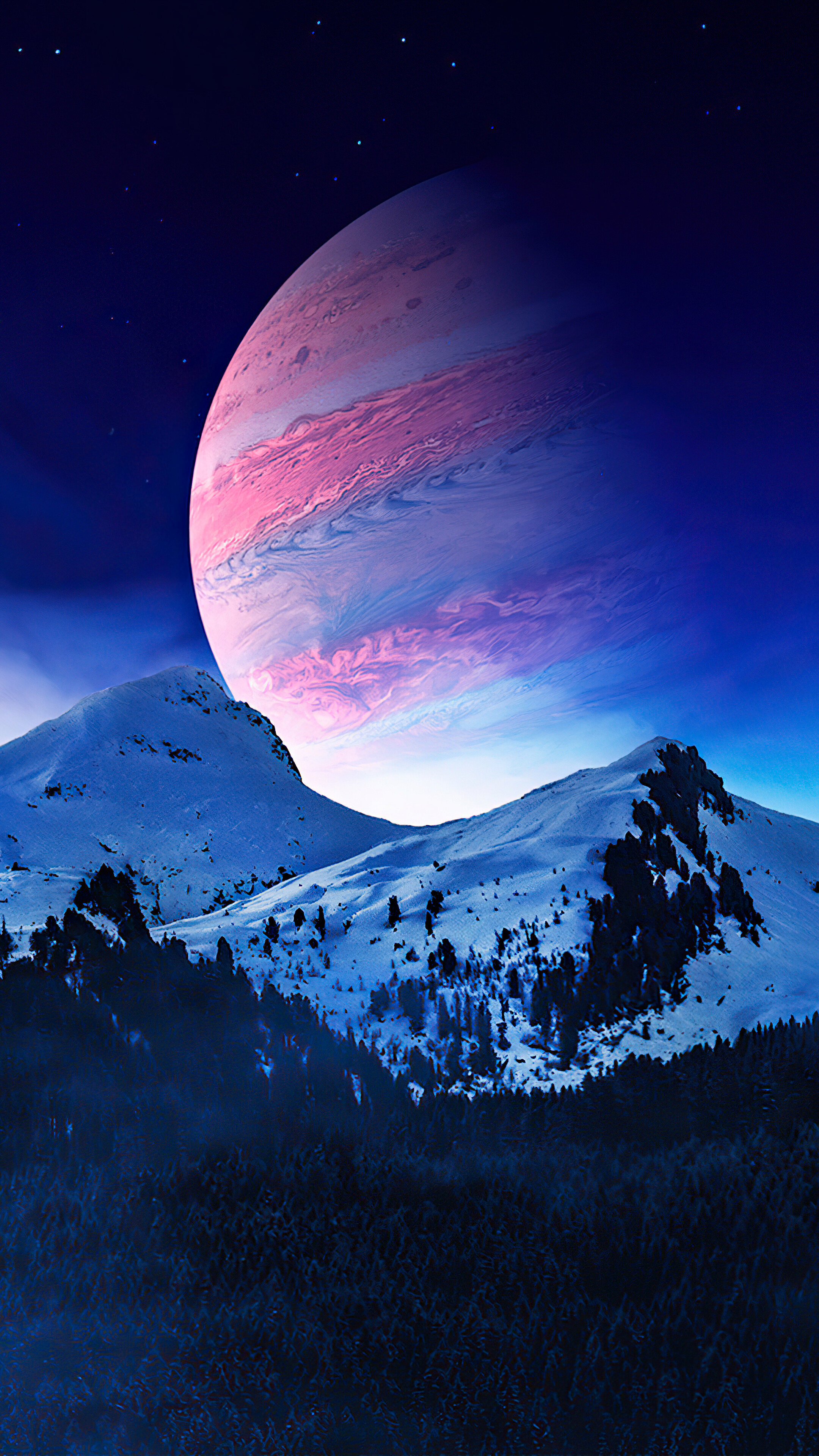 2160x3840  big Rock Mountain Night Night Sky Sky Wallpaper - iPhone обои: обои для iPhone 