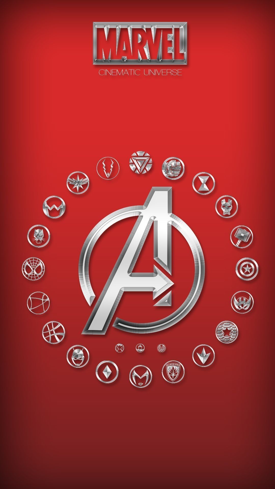1080x1920   BE49-Avengers-Logo-Dark-Film-Art-Illustration Marvel-Wallpaper 