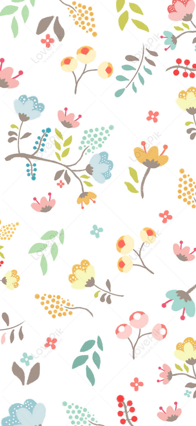 650x1407  Minimalist Flowers - UHD обои ... #0454