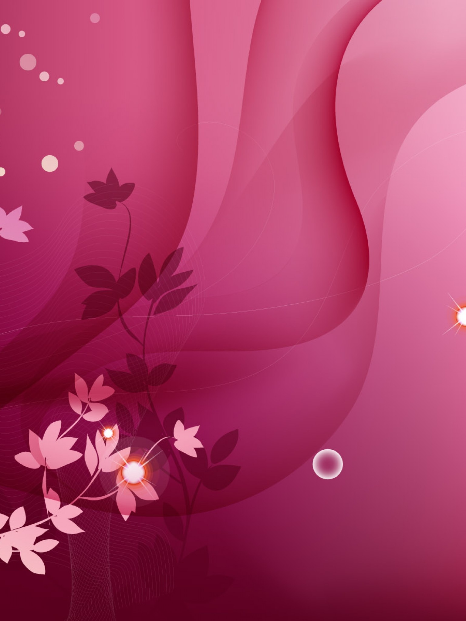 1536x2048   3D обои для iPhone - светло -розовые обои для iPhone 