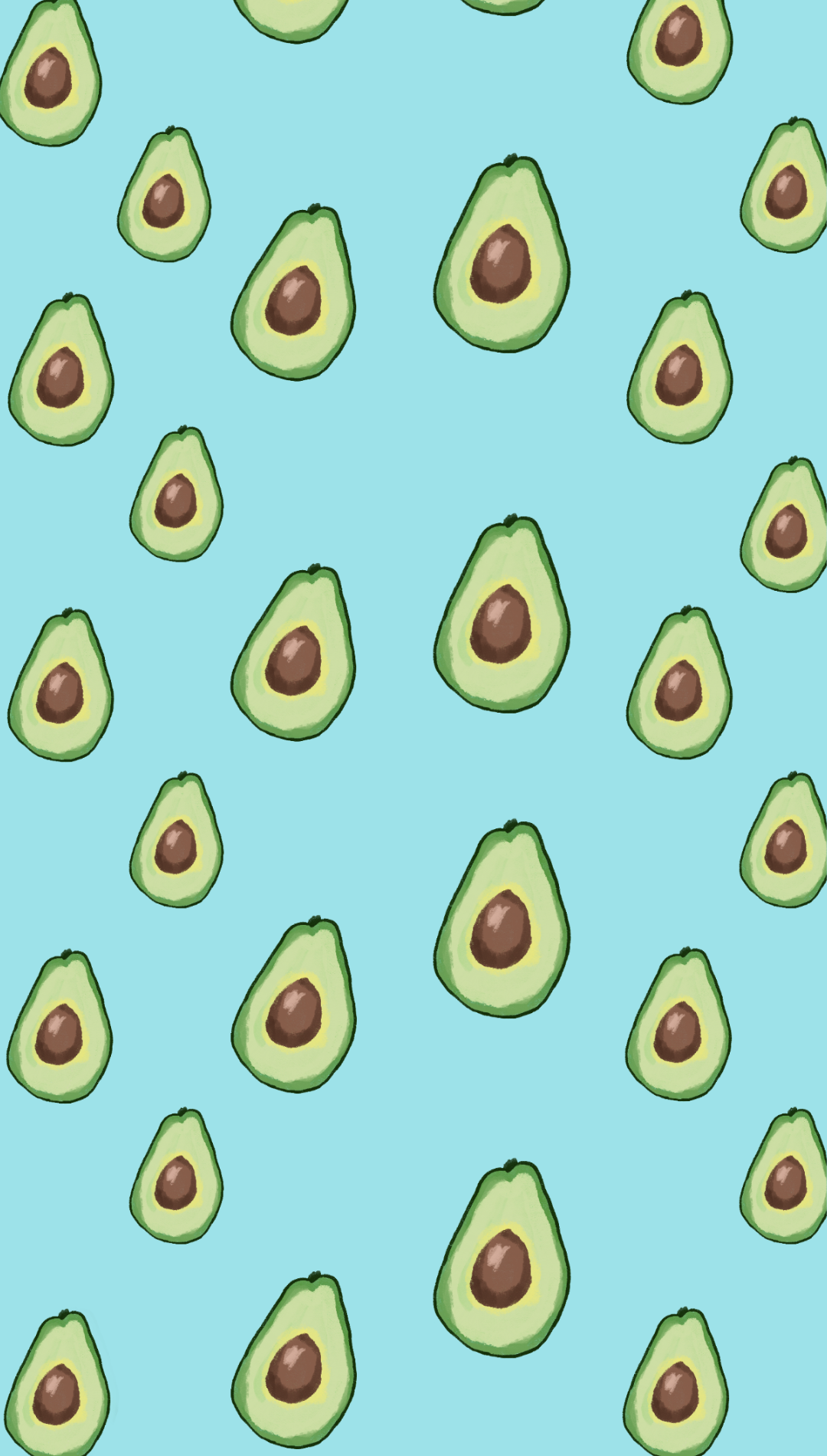 1080x1900 Avocado wallpaper в 2020 году | Симпатичные обои Эстетические обои Ipad background