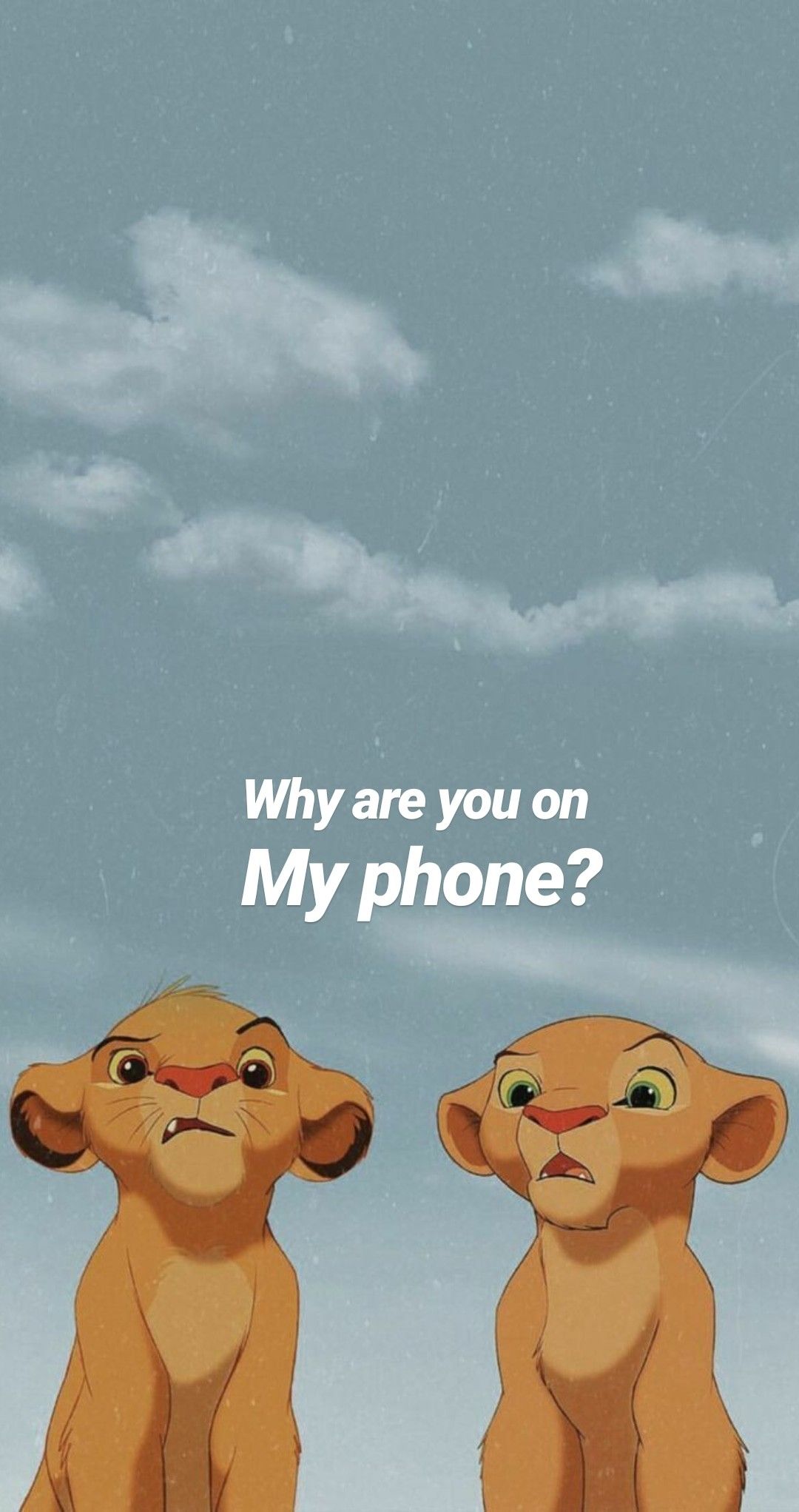 1080x2043  simba и Nala Lion King Эстетические обои | Обои iPhone Disney Princess, Disney Wallpaper, милые мультфильмы обои 