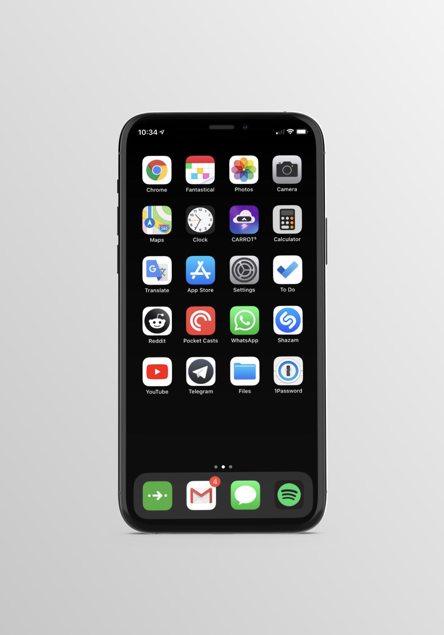 1465x2095   Сплошные обои сзади всегда работают. Не могу дождаться публичного релиза iOS 14! : iOSsetups