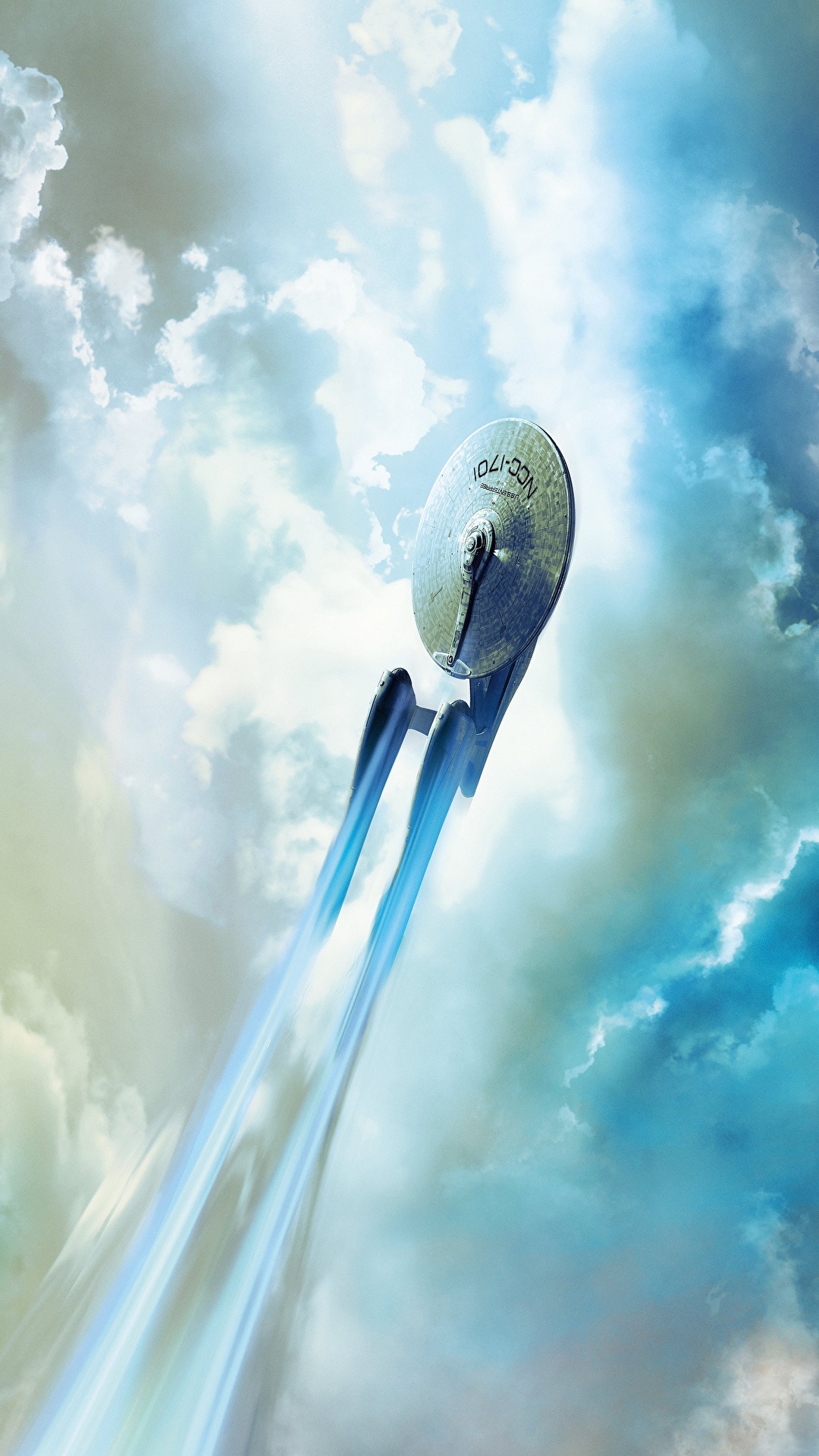 1080x1920  Photos Star Trek - Фильмы Взлет космического корабля NCC 1701 Фильмы 1080x1920