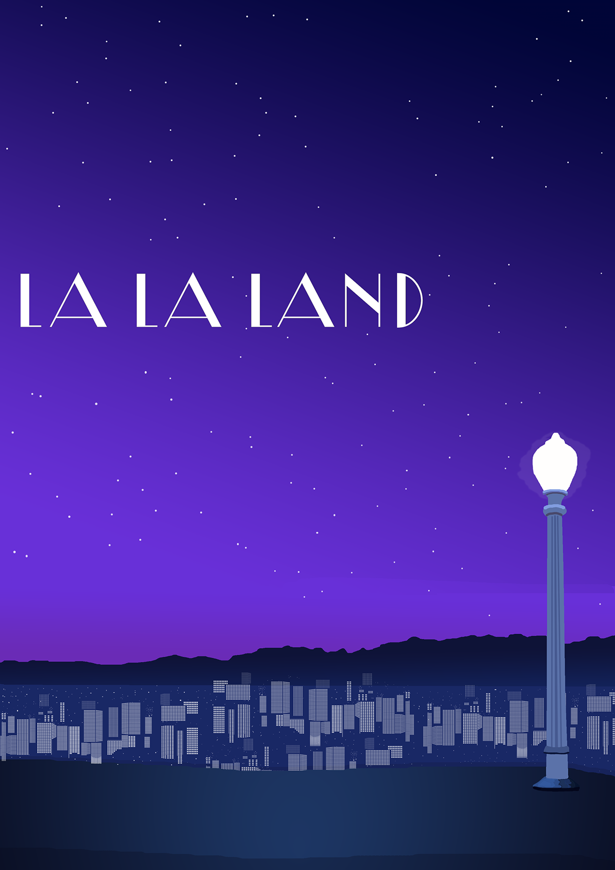 1200x1697  La La Land Poster Vector Recreation on Behance