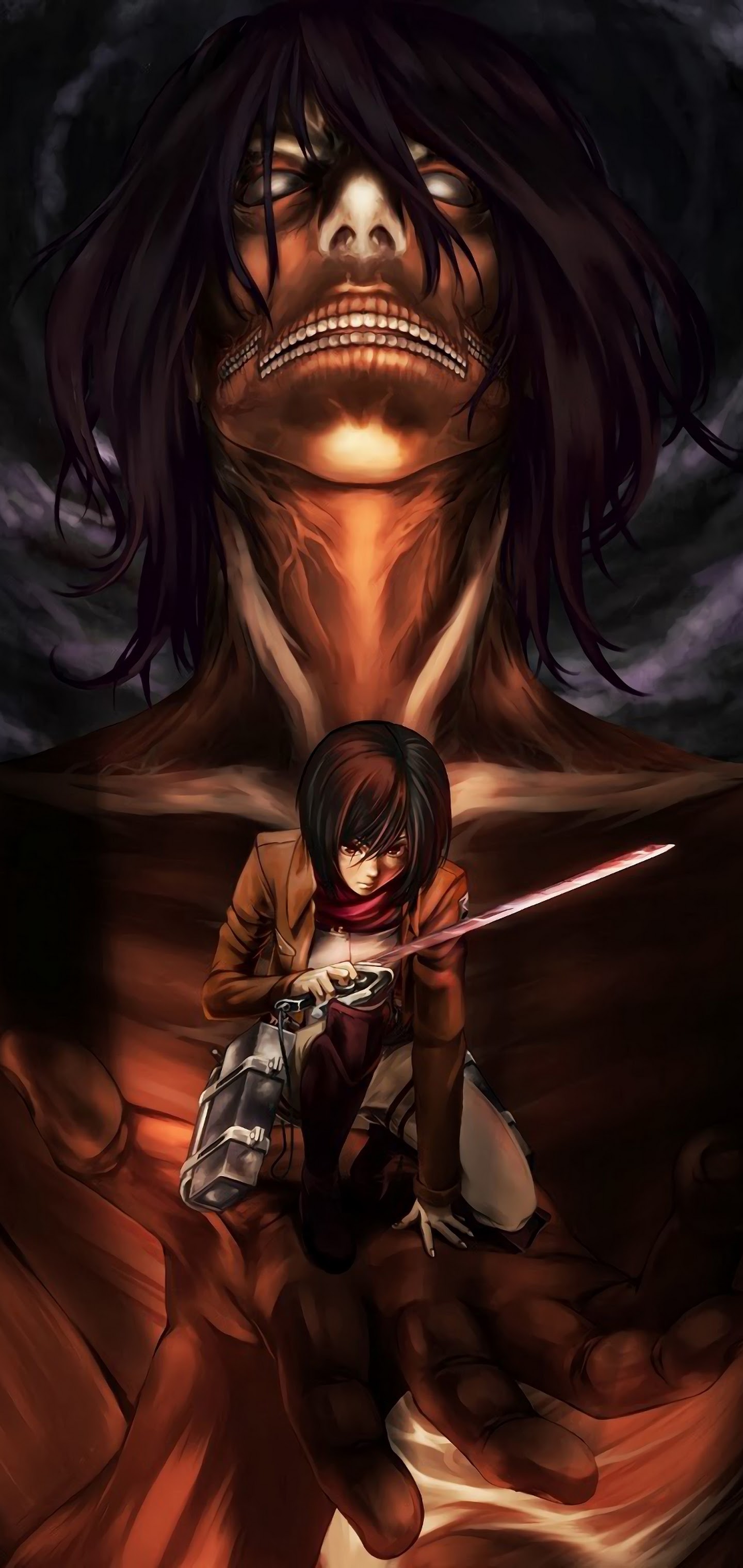 1440x3040  1242x2688 Mikasa Ackerman Art Iphone XS MAX Wallpaper, HD Anime 4K  Wallpapers, Images, Photos and Background - Wallpapers Den
