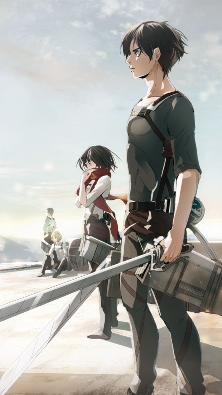 750x1334   Mikasa Ackerman Kawaii Ultra HD Фоновые обои для 4K UHD TV: Широкоэкранный \ U0026 Ultrawide Desktop \ U0026 Laptop: Tablet: Smartphone