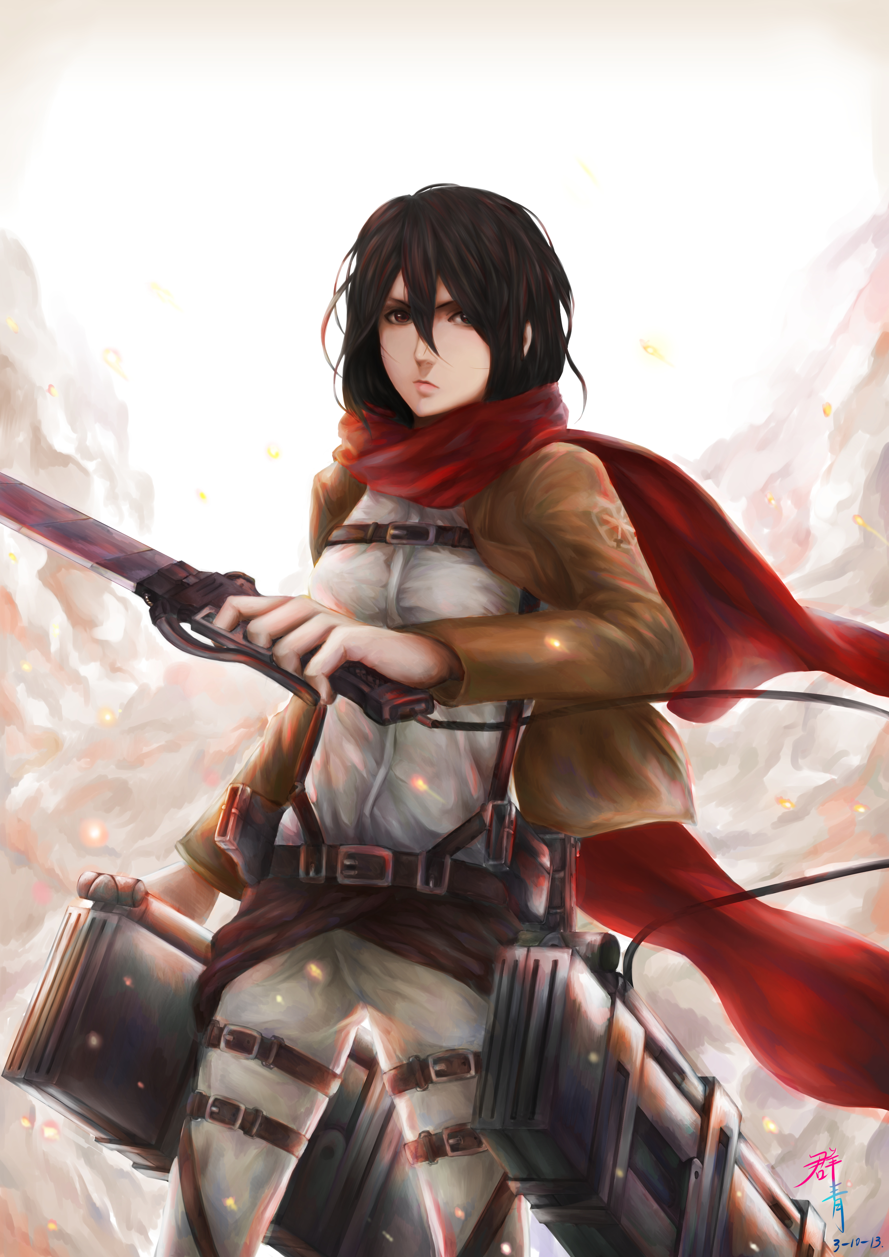 2894x4093   30+ Apple Mikasa Ackerman/iPhone 6 (750x1334) Обои - Abyss